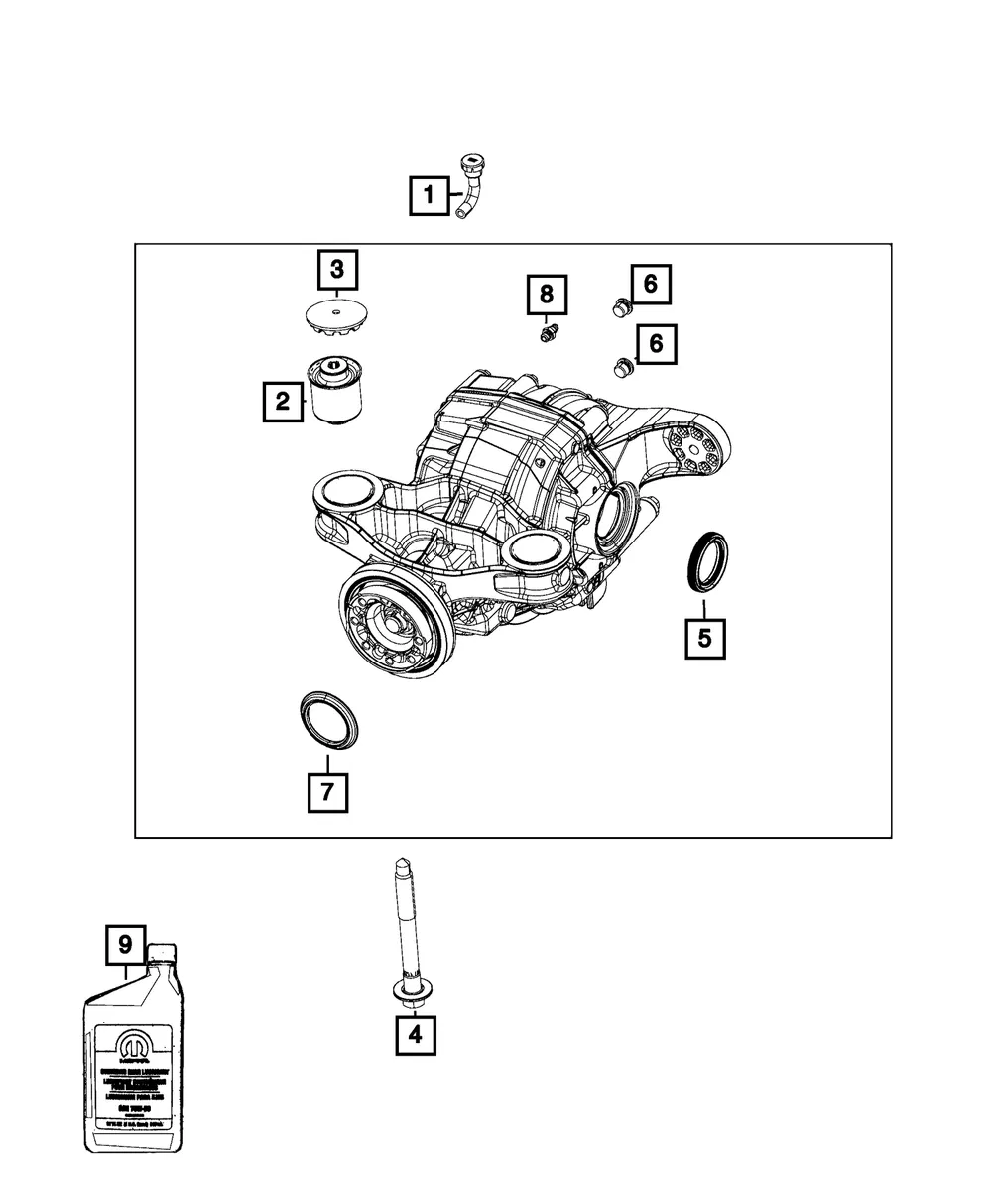 Differential Mount - Mopar (68242689AA) - view 3