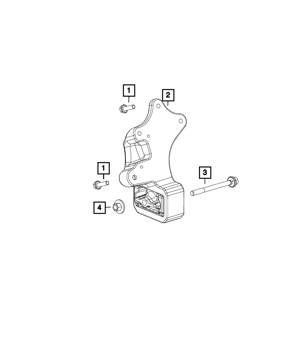 Engine Mount Insulator - Mopar (68248788ab) - view 5