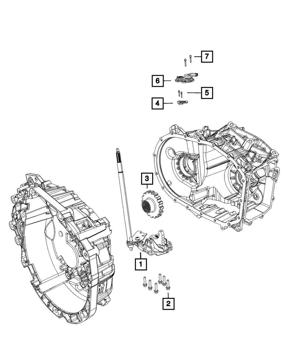 Transmission Range Sensor Bushing - Mopar (68252224aa)