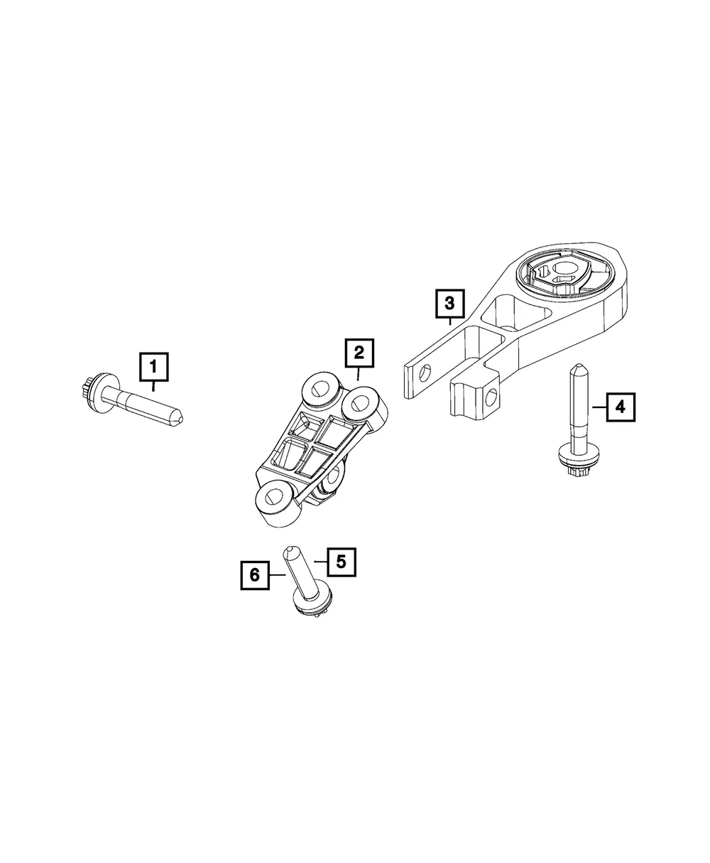 Engine Mount Bracket - Mopar (68253054ab) - view 4