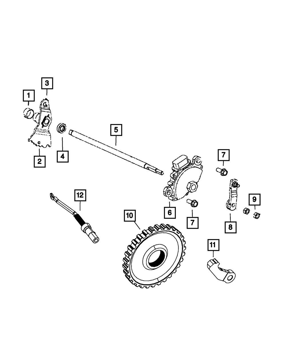 Transmission Parking Sprag Rod Assembly - Mopar (68253943aa)