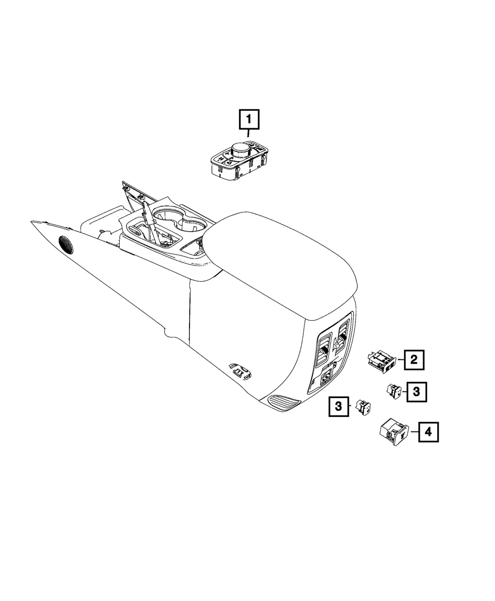 Transfer Case Switch - Mopar (68258738AA) - view 5