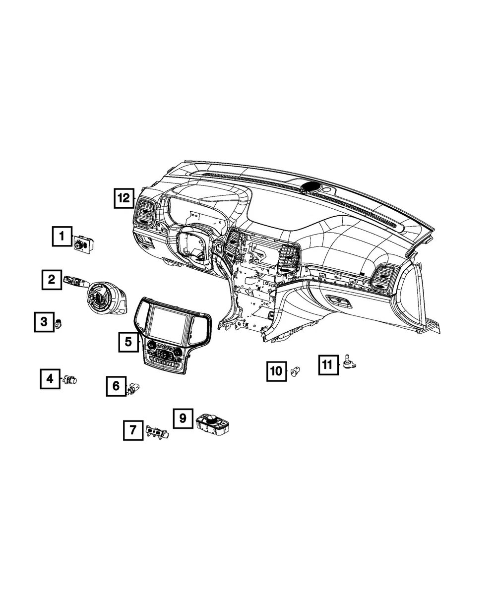 Transfer Case Switch - Mopar (68258739AA) - view 8