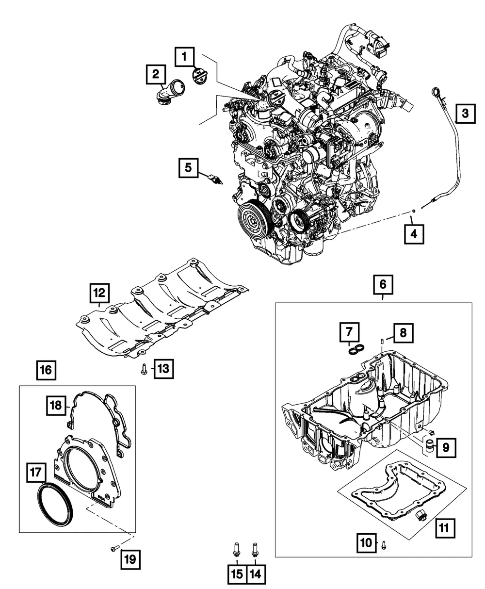 Engine Oil Cap - Mopar (68259076ad) - view 2