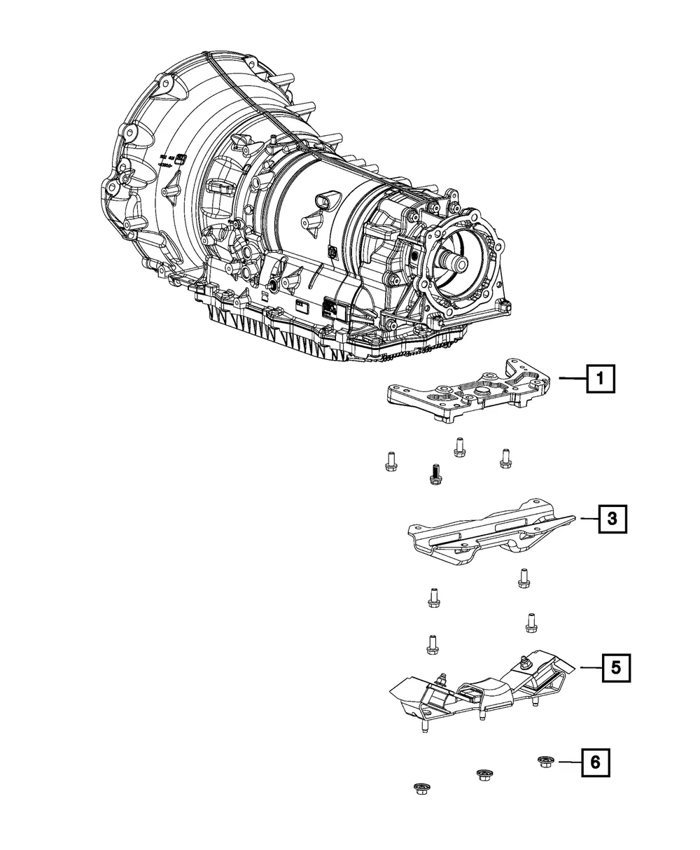 Transmission Mount Bracket - Mopar (68264804ac)