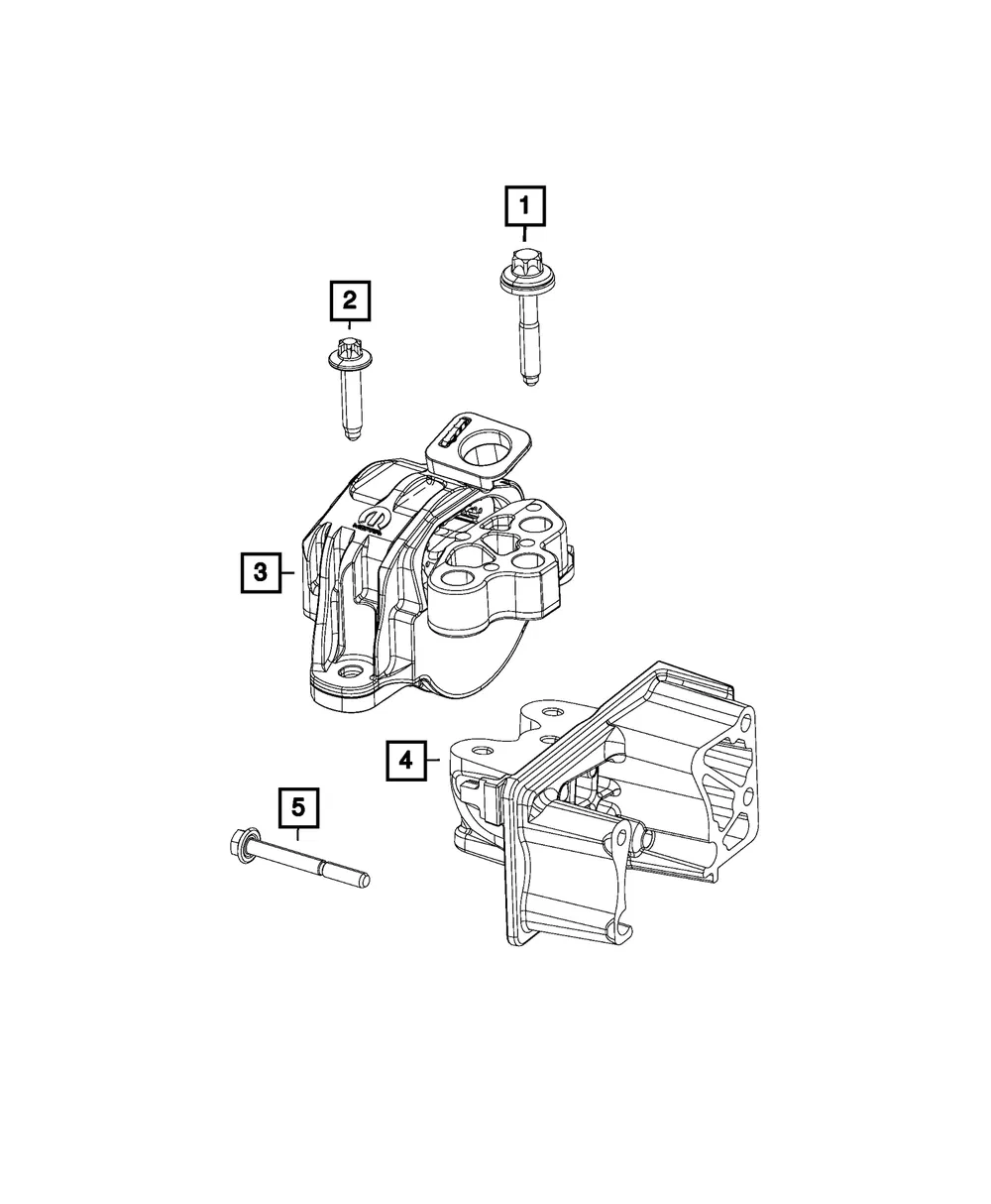 Engine Mount Bracket - Mopar (68267889AA) - view 4