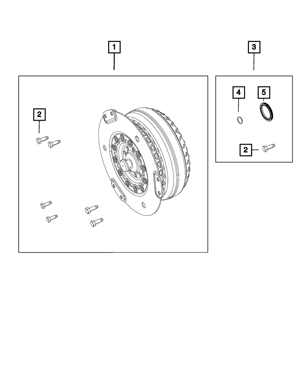 Torque Converter Kit - Mopar (68272765AB)