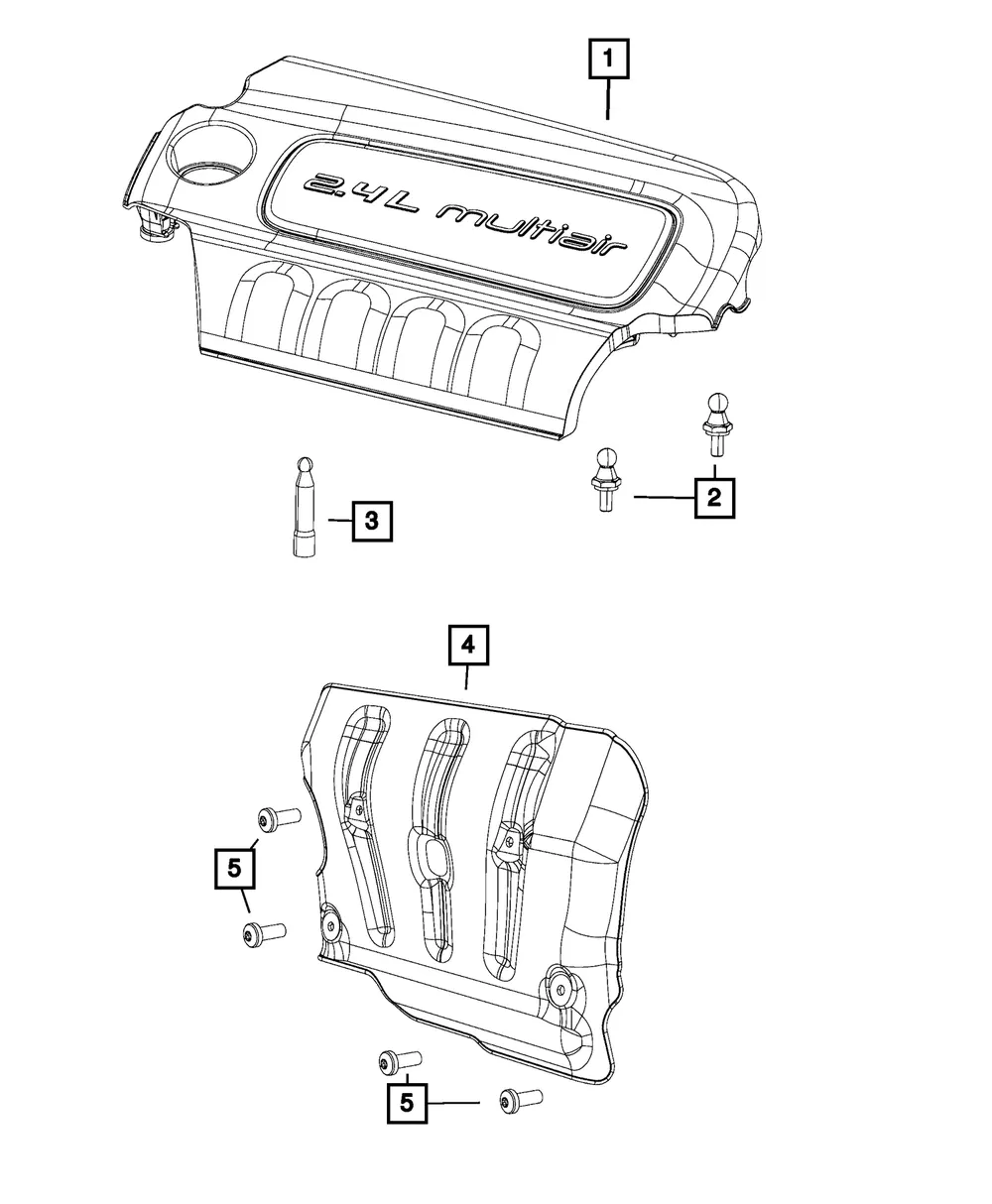 Engine Cover - Mopar (68272926aa)