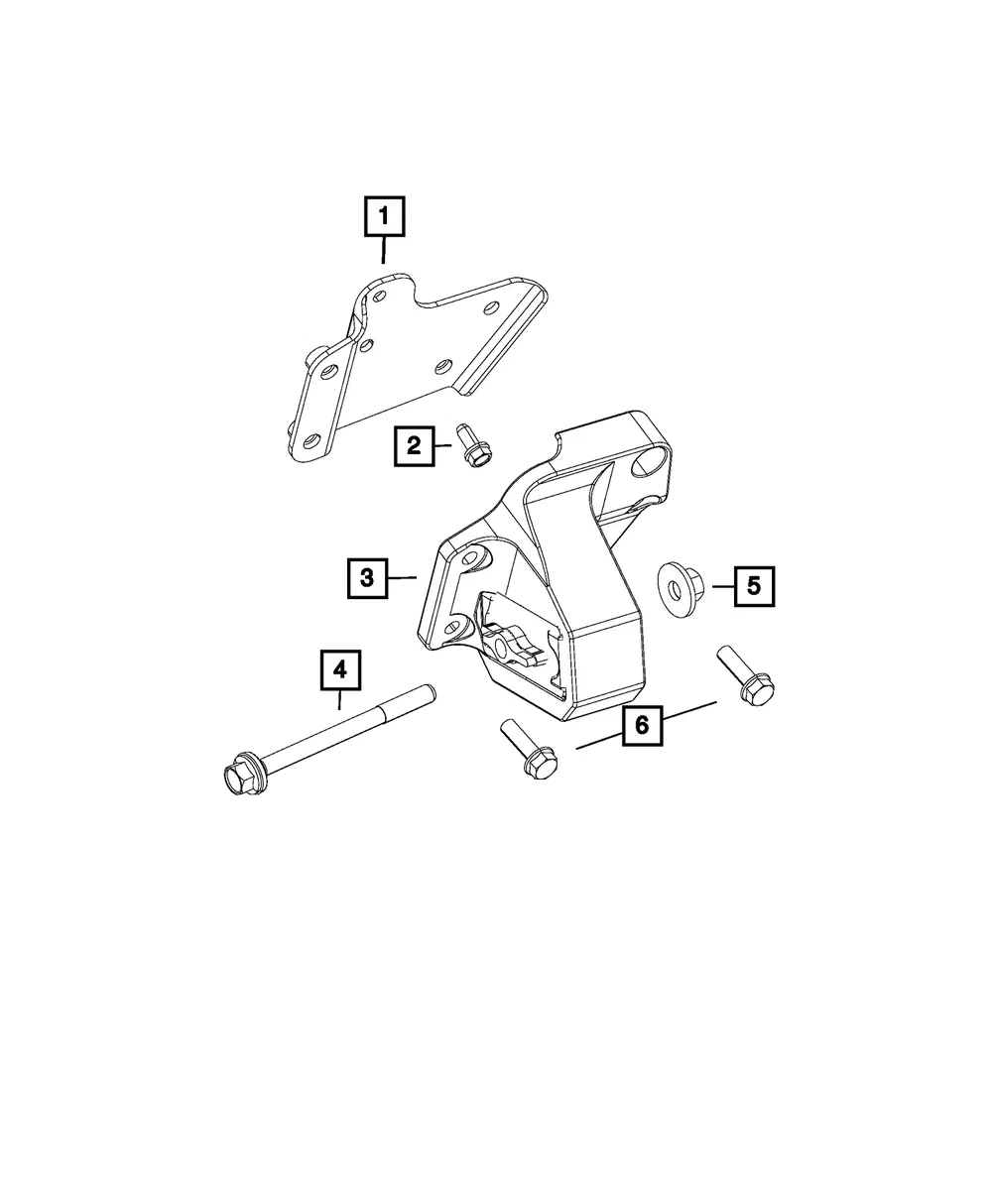 Engine Mount Bracket - Mopar (68275590aa)