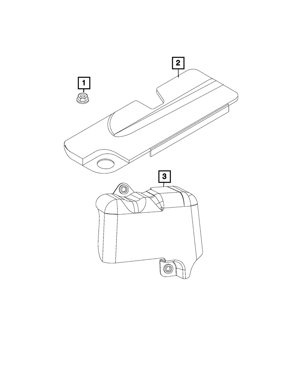 Engine Cover - Mopar (68284344aa) - view 5