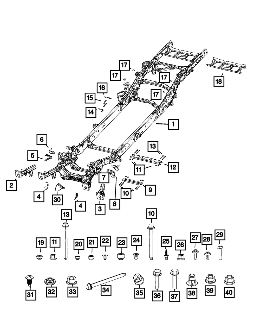 Engine Mount Bracket - Mopar (68287406ab) - view 5