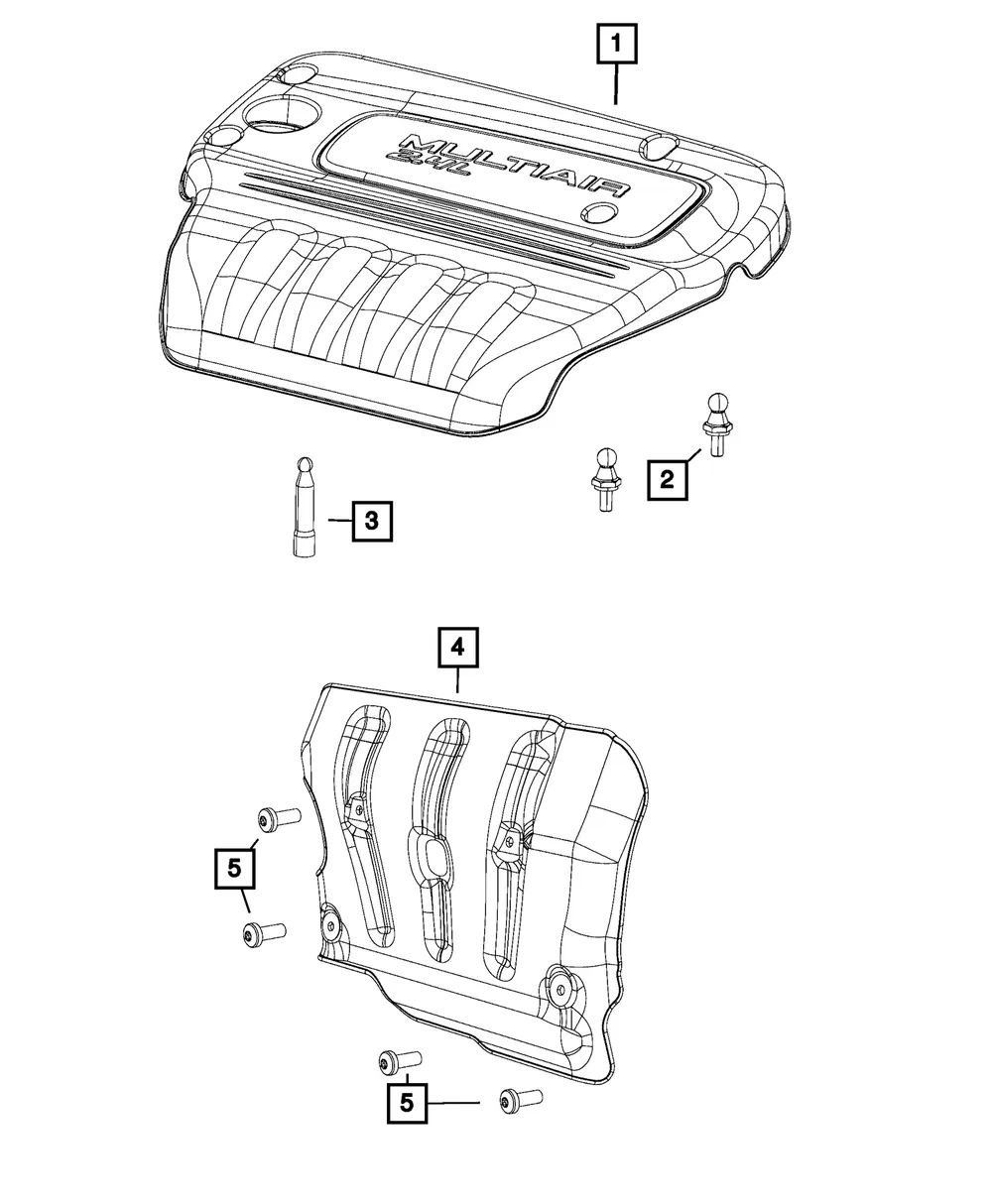Engine Cover - Mopar (68298922aa)