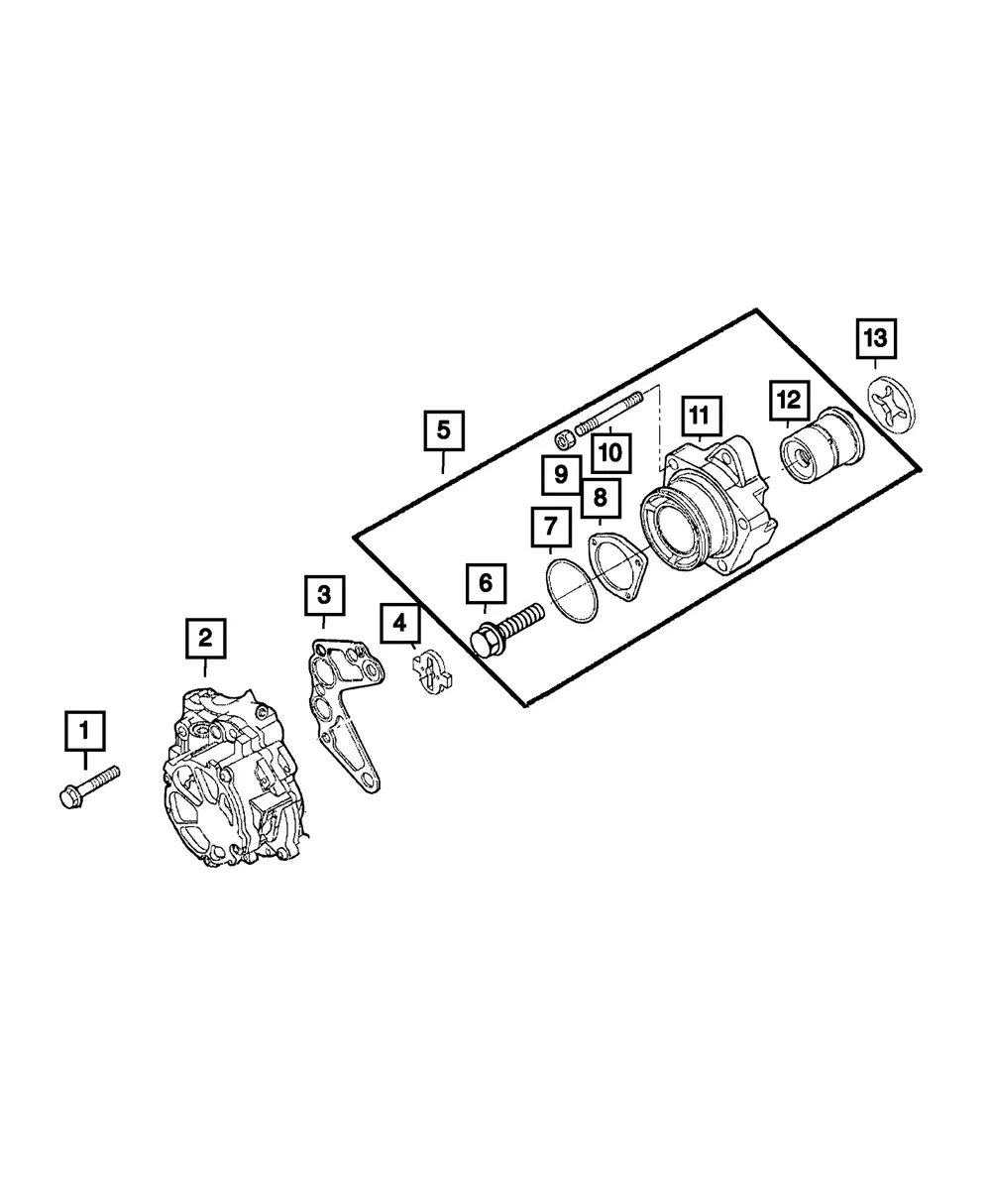 Engine Oil Pump - Mopar (68300790aa)