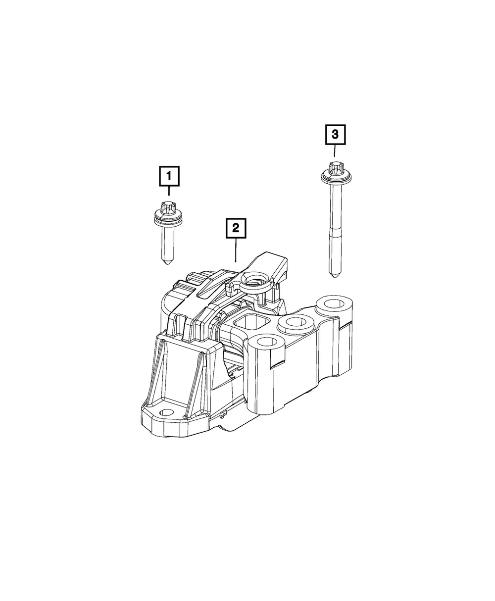 Engine Mount Isolator - Mopar (68301999AA) - view 4