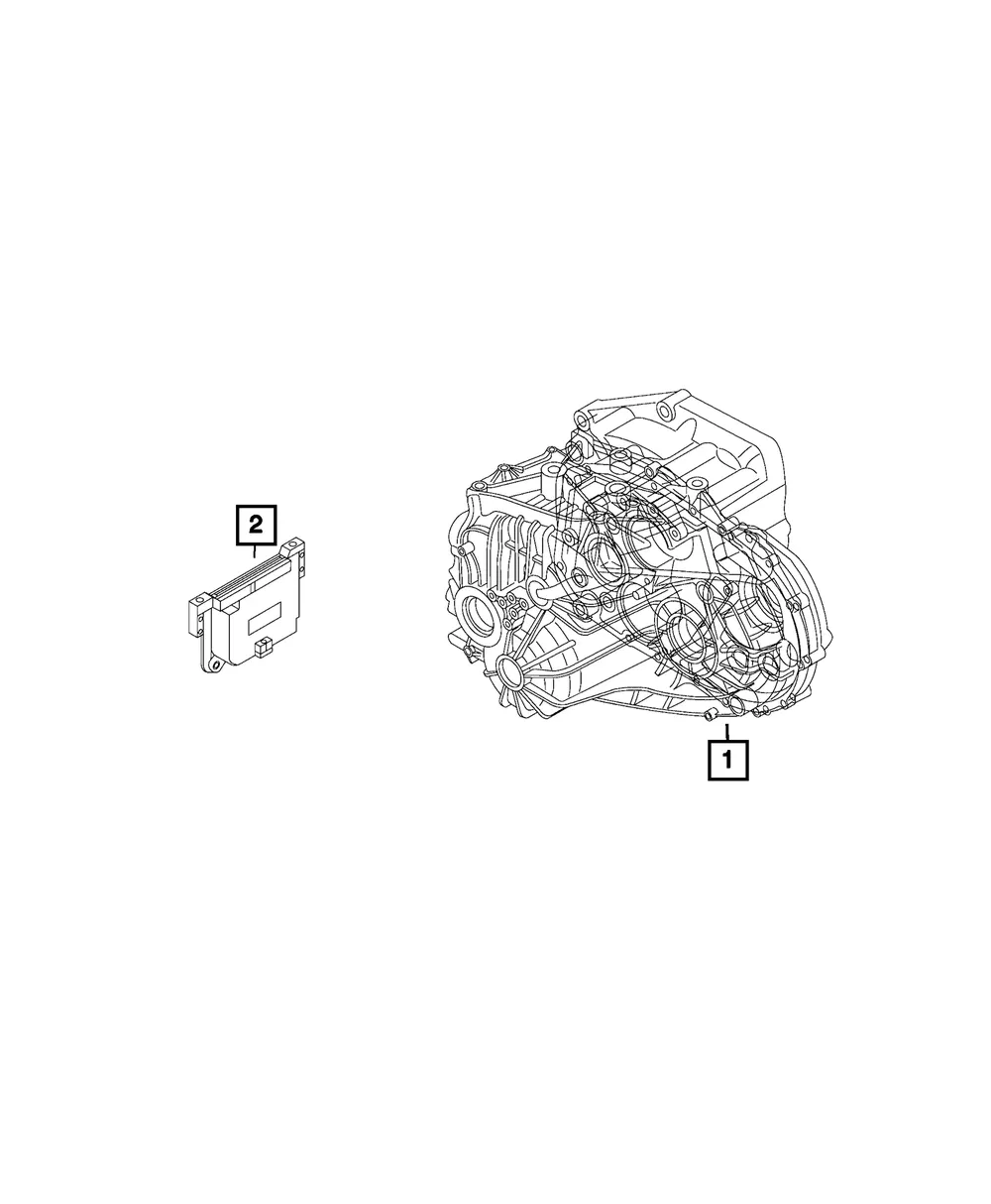 Transmission Control Module - Mopar (68303713aa)