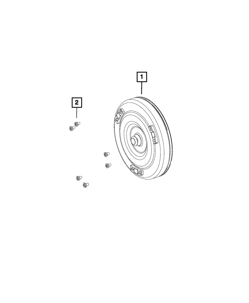 Torque Converter - Mopar (68304202aa) - view 3