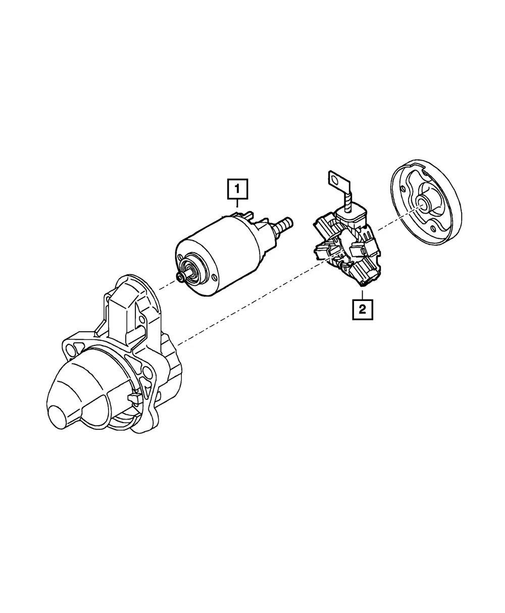 Starter Solenoid - Mopar (68307058aa)