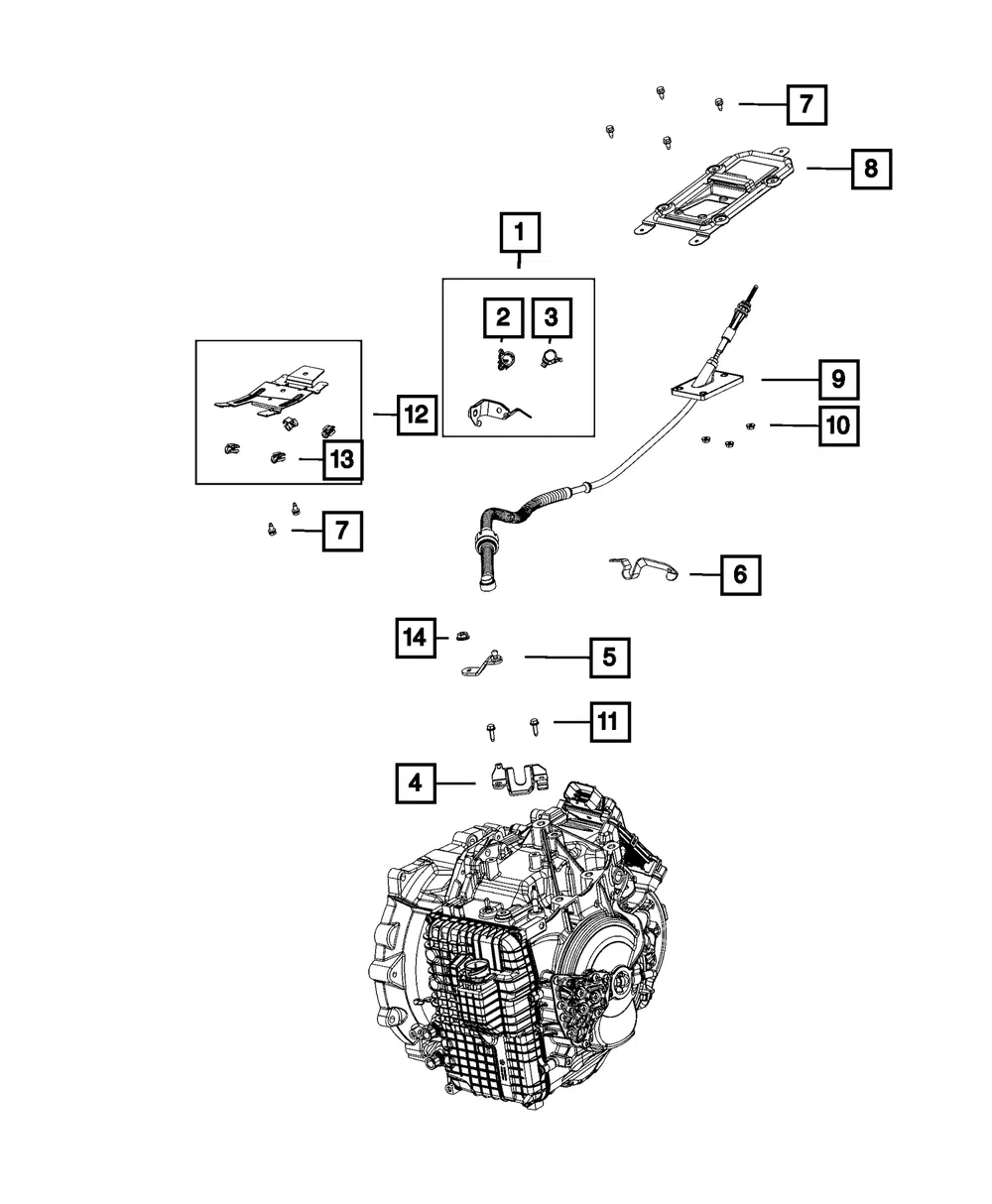 Transmission Control Cable Bracket - Mopar (68308768AA) - view 5