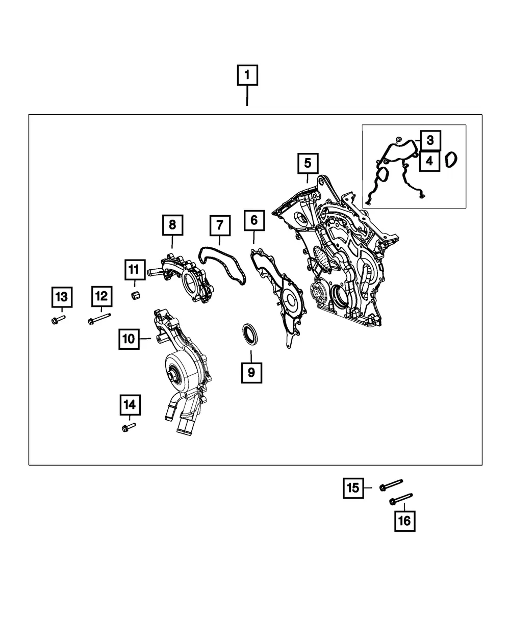 Water Pump - Mopar (68311108AE) - view 5