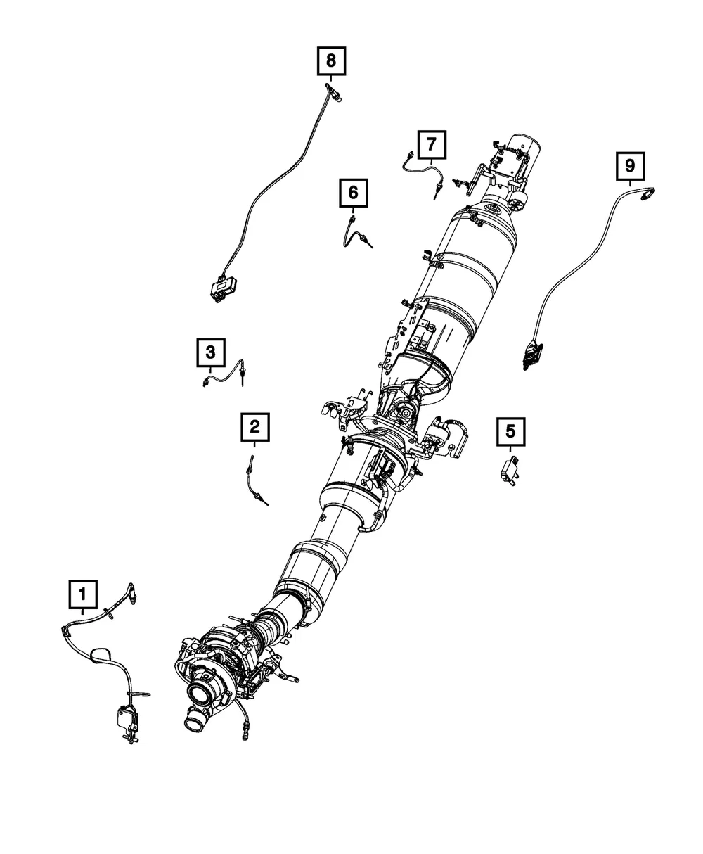 Differential Pressure Sensor - Mopar (68312096ab) - view 6