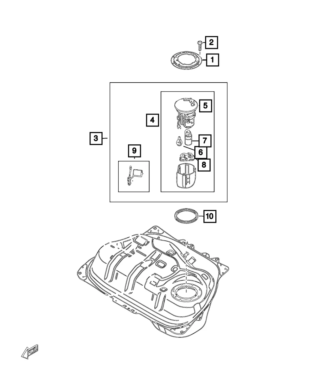 Fuel Injection Pump - Mopar (68313839aa)
