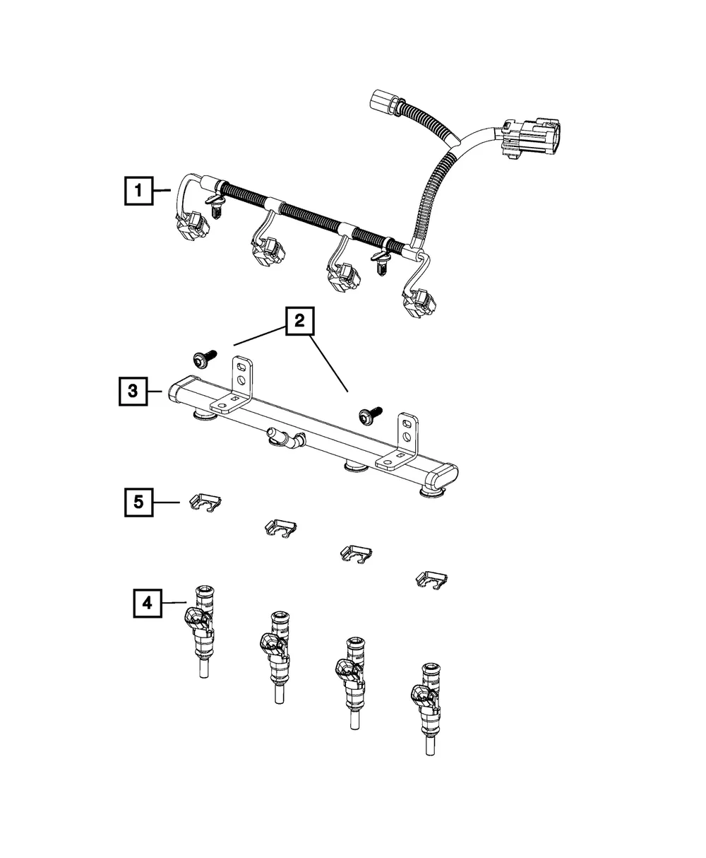 Fuel Injector - Mopar (68319784aa)