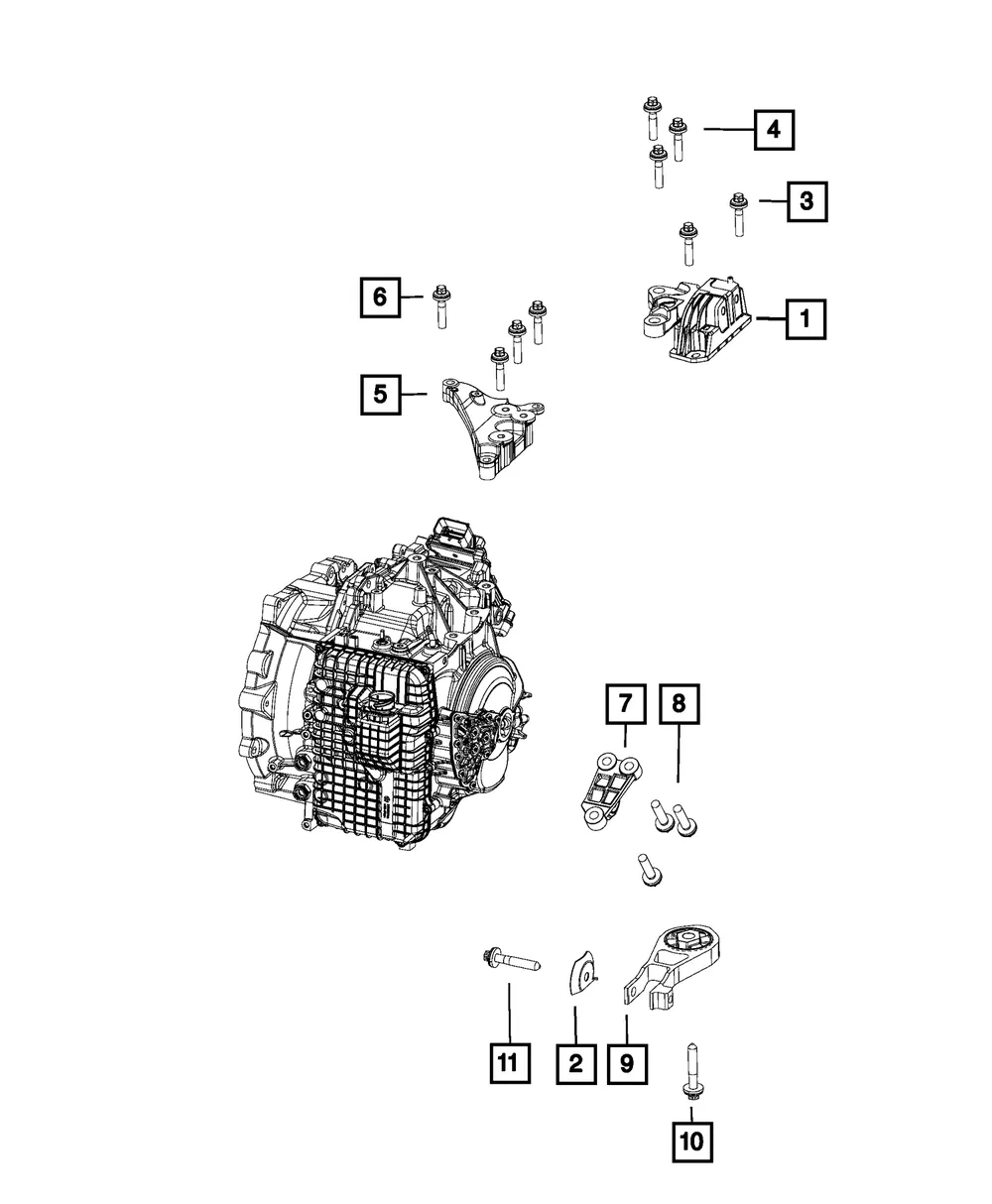 Engine Support - Mopar (68320796AA) - view 9
