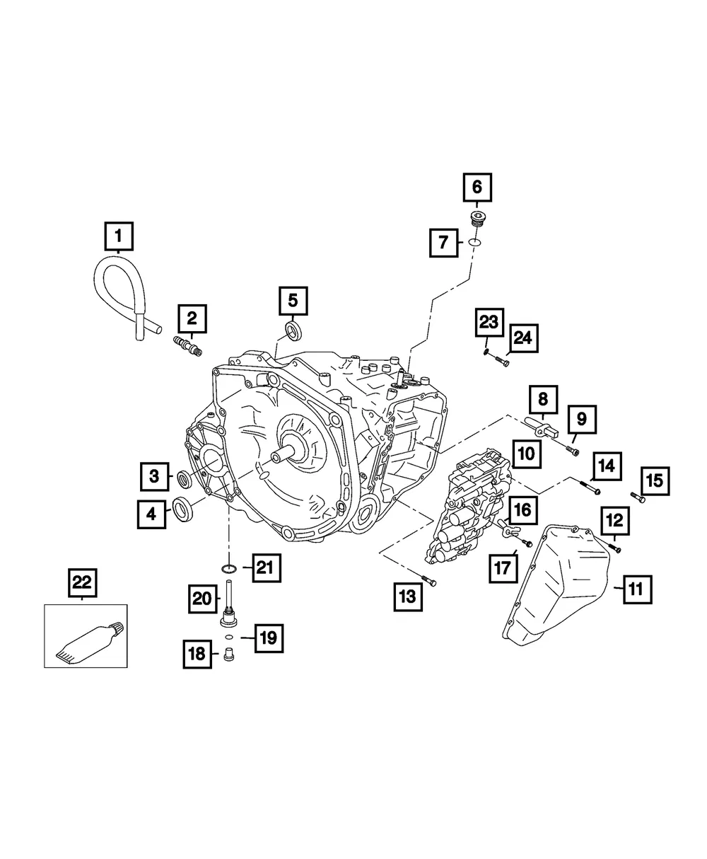Differential Seal - Mopar (68326090aa)