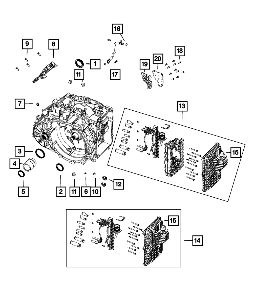 Transmission Jumper Wiring - Mopar (68330569aa)