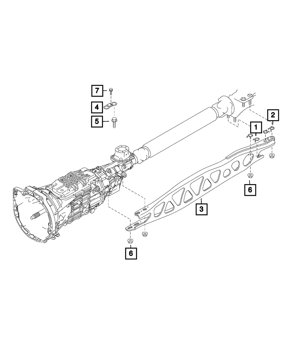 Engine Box Reinforcement Brace - Mopar (68333399AA) - view 5