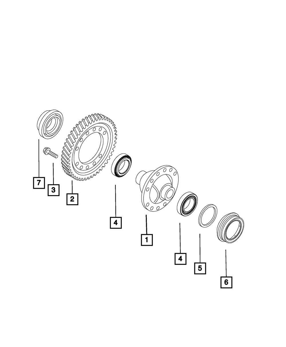 Differential Ring Gear - Mopar (68347327AA)