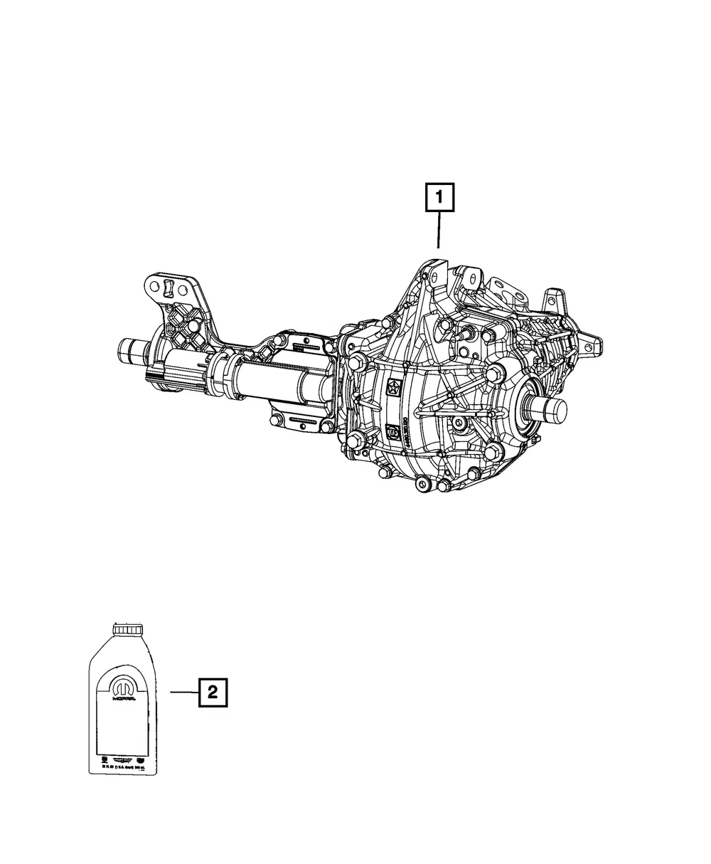 Front Complete Axle Assembly - Mopar (68349705AF) - view 4