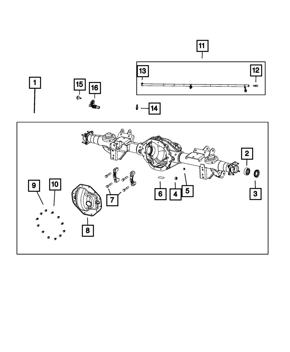 Differential Cover - Mopar (68356516aa)