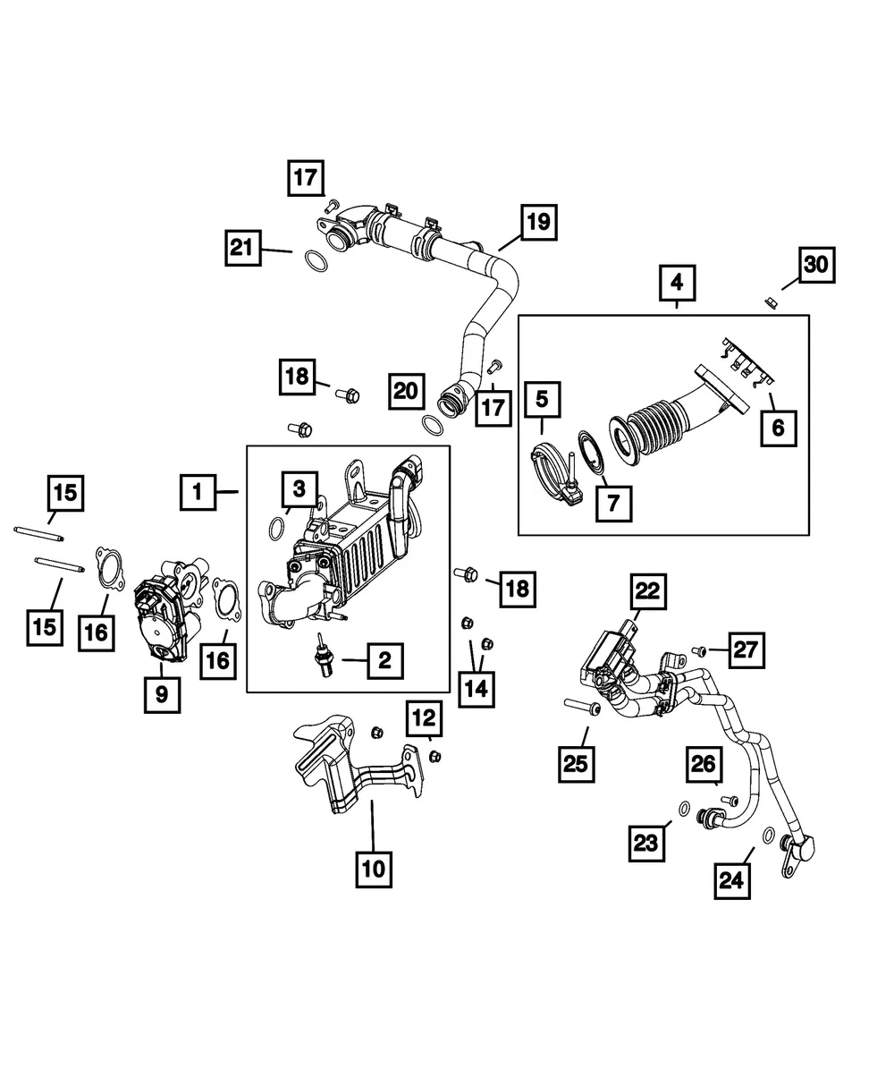 Egr Valve - Mopar (68359264ad)