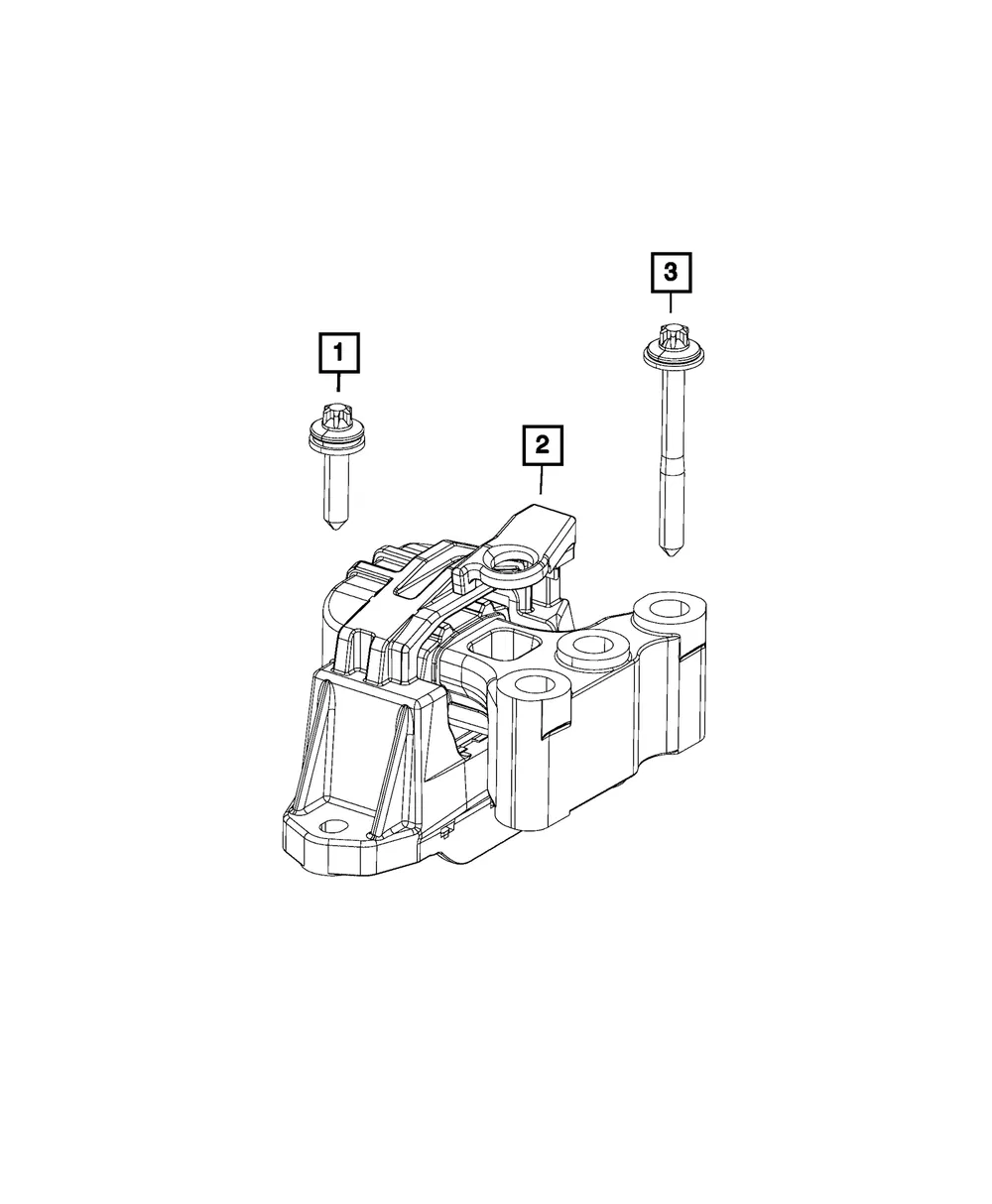 Engine Mount Damper - Mopar (68363755AA) - view 4