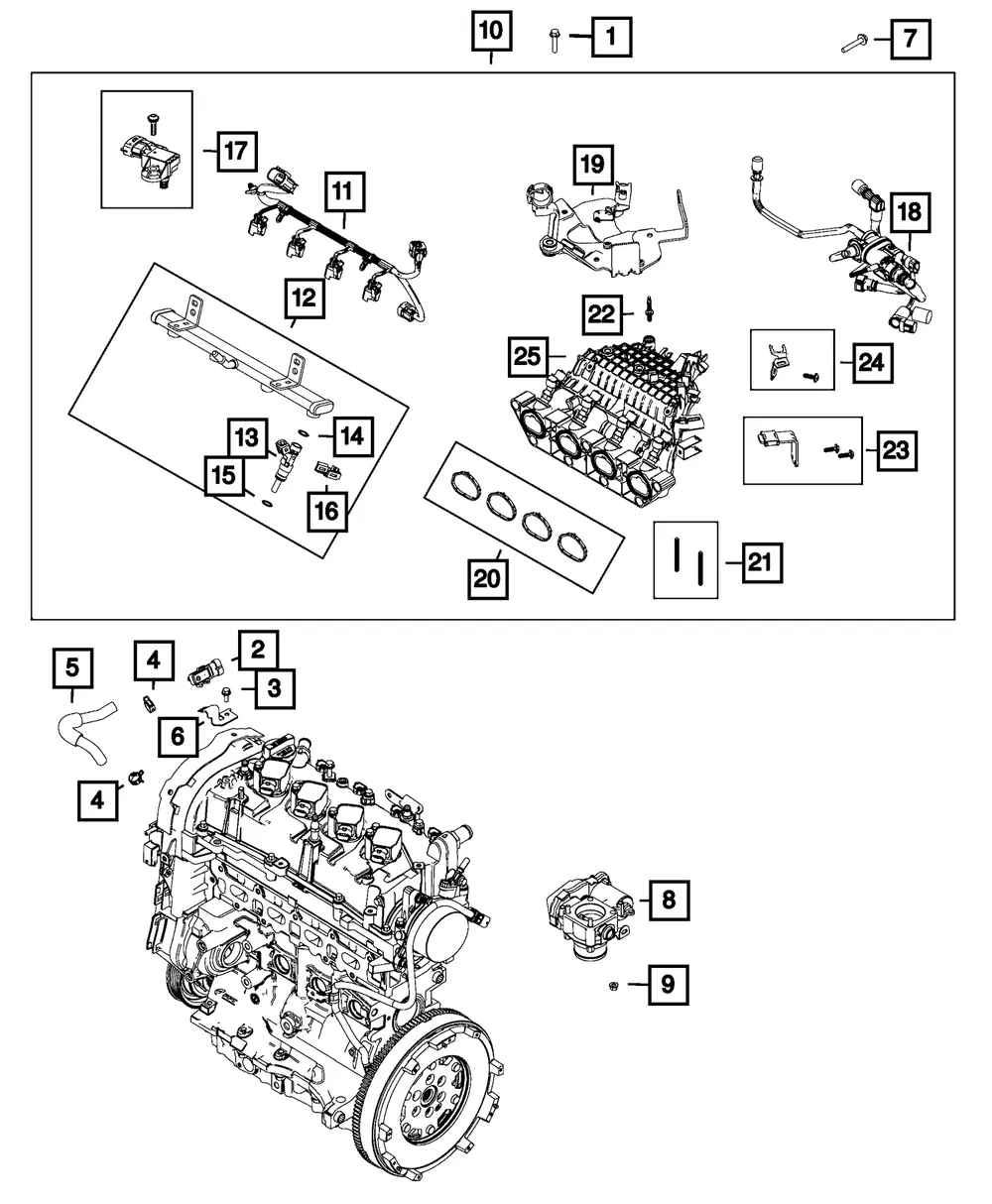 Intake Manifold - Mopar (68364192aa)
