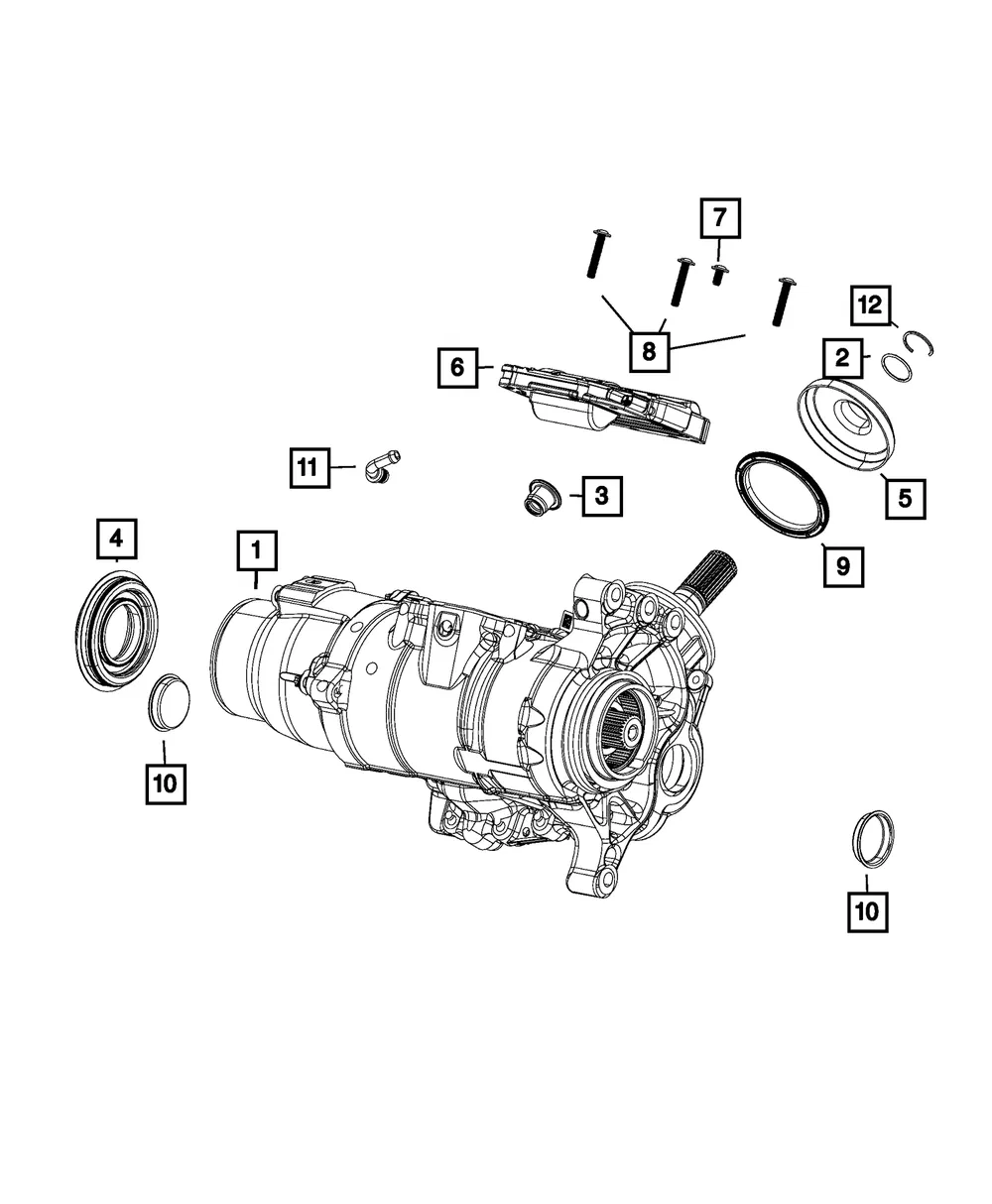Transfer Case Actuator - Mopar (68369692AE) - view 8