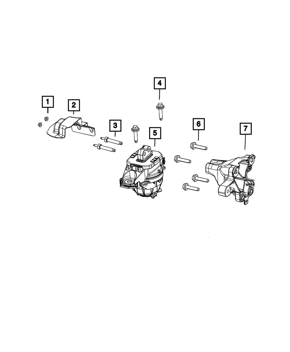 Engine Mount Bracket - Mopar (68375844aa) - view 4