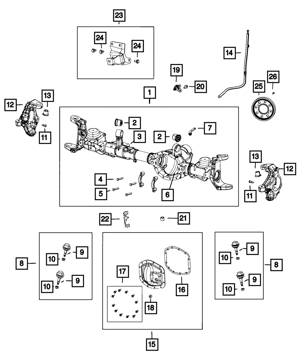Axle Vent - Mopar (68388748aa)