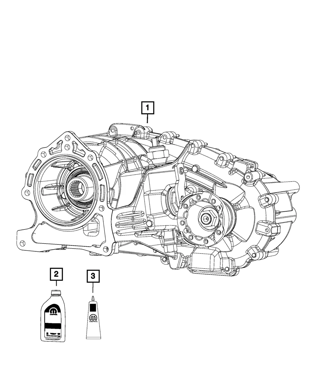 Mp3022 Transfer Case - Mopar (68395037ac)