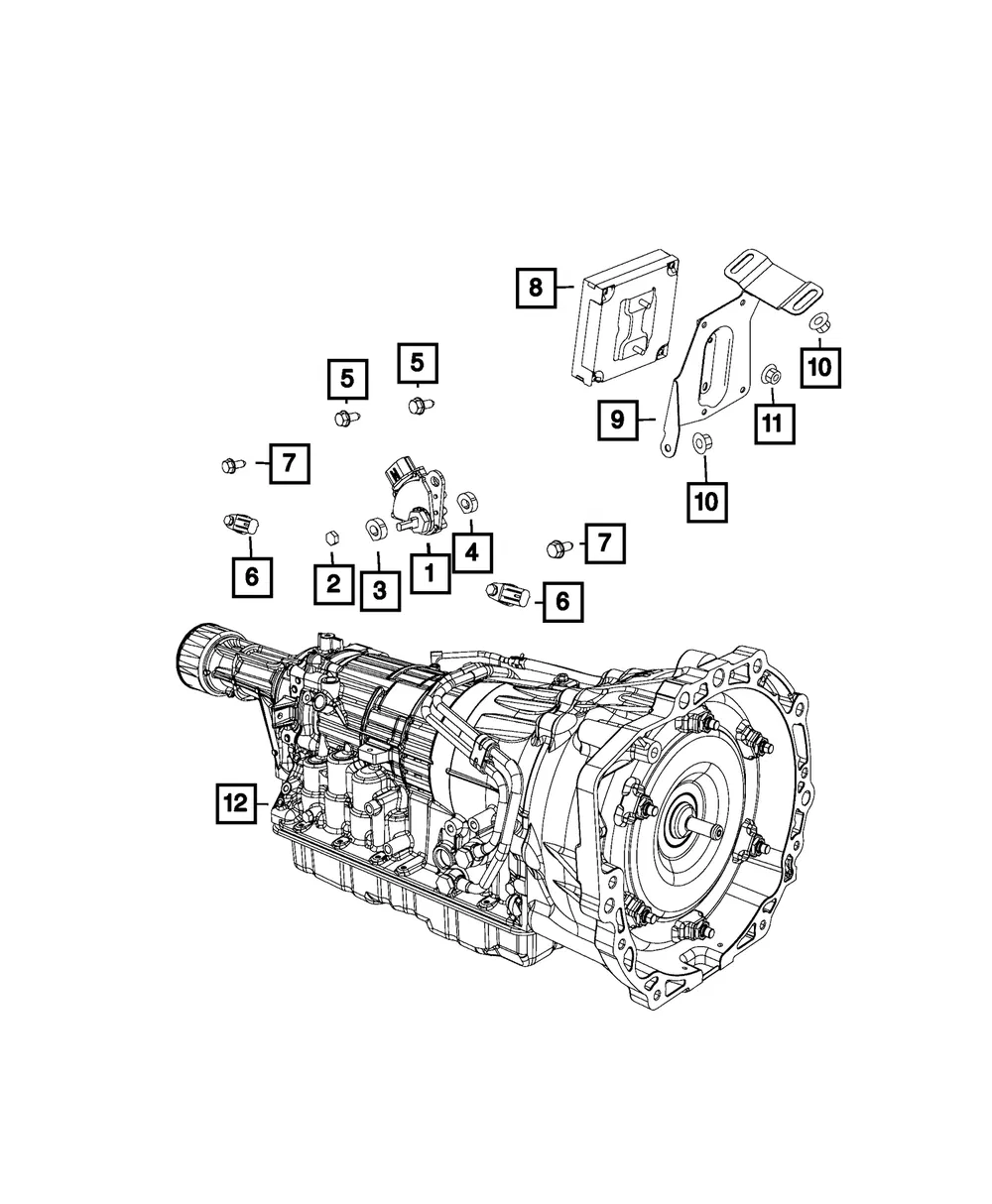 Transmission Control Module - Mopar (68397395ab)