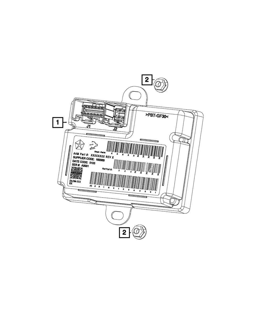 Transfer Case Control Module - Mopar (68398596ac) - view 4