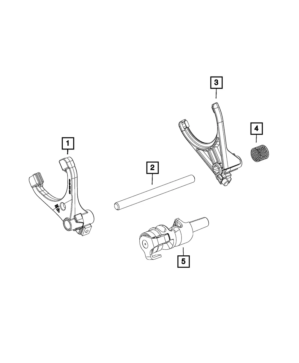 Transfer Case Shifter Assembly - Mopar (68403036aa) - view 5