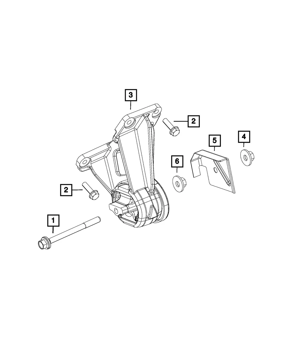 Engine Mount Isolator - Mopar (68403920ab)