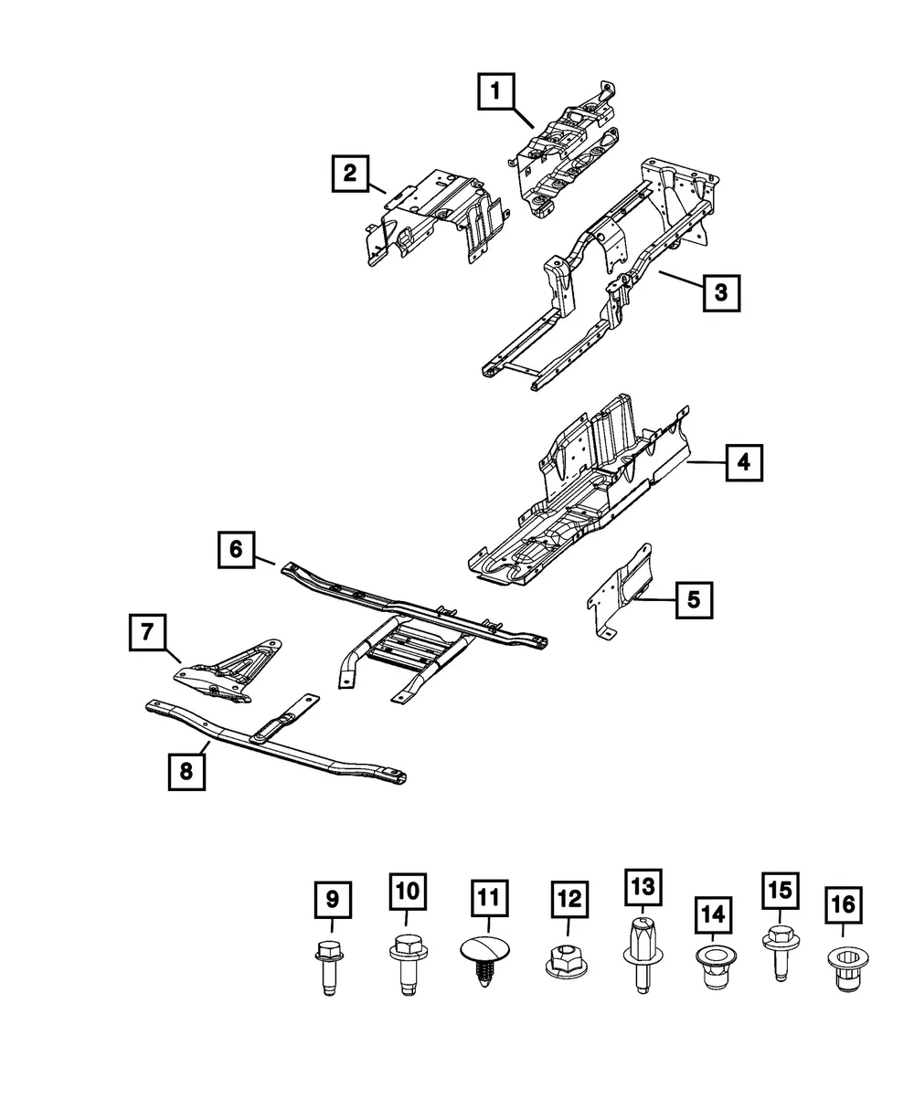 Transmission Skid Plate - Mopar (68411120ab)
