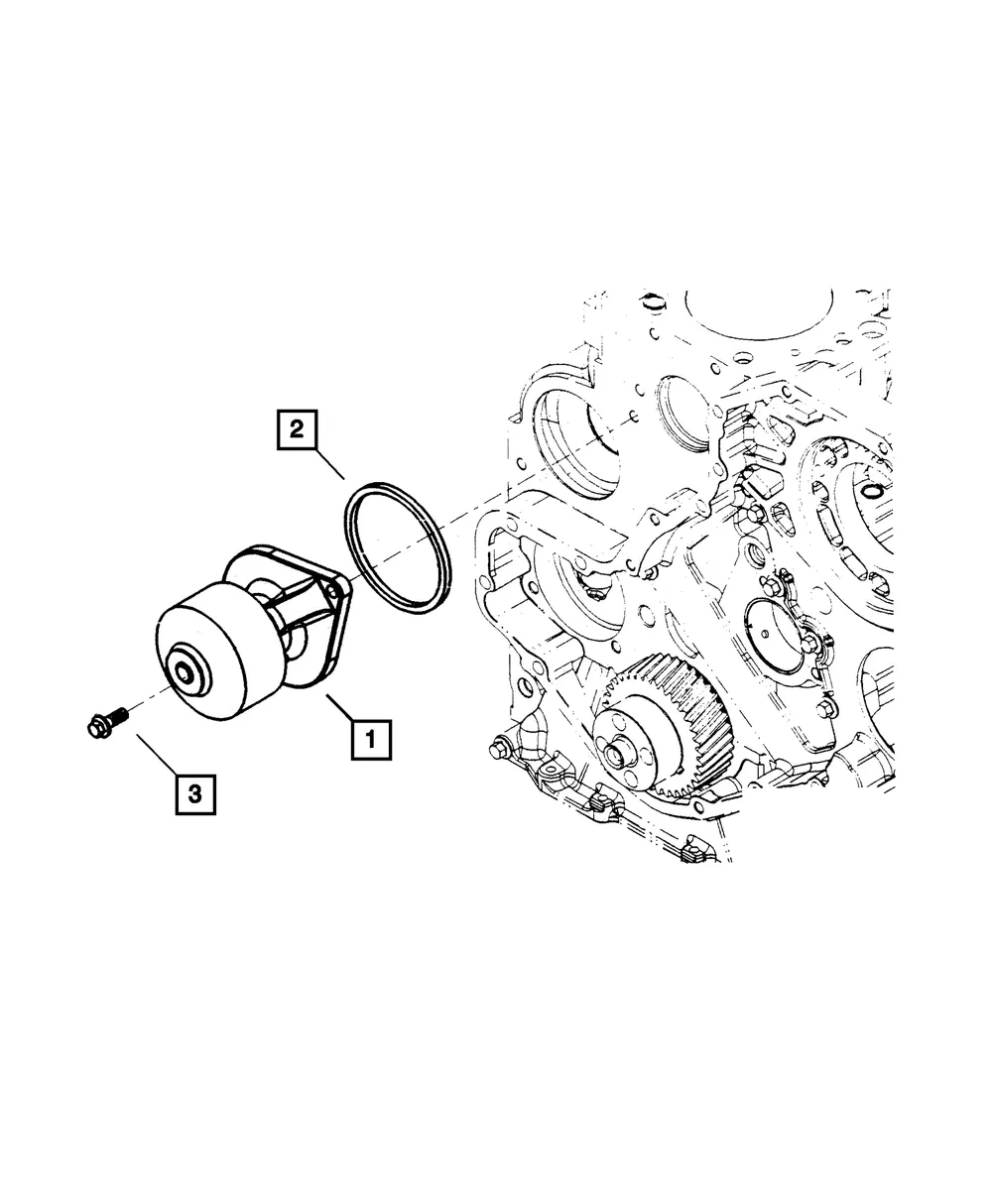 Water Pump - Mopar (68414058AB) - view 6