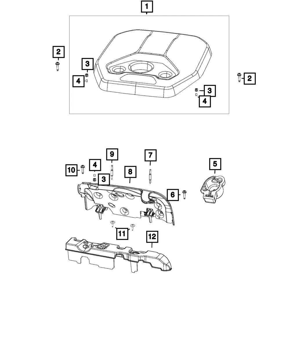 Engine Cover - Mopar (68414305aa)