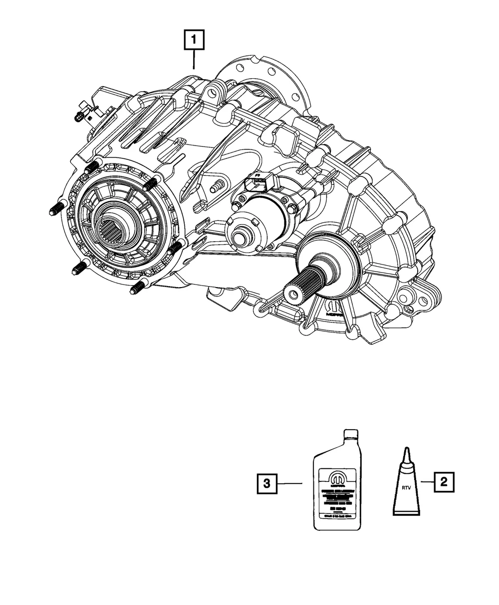 Transfer Case - Mopar (68415458ad) - view 3