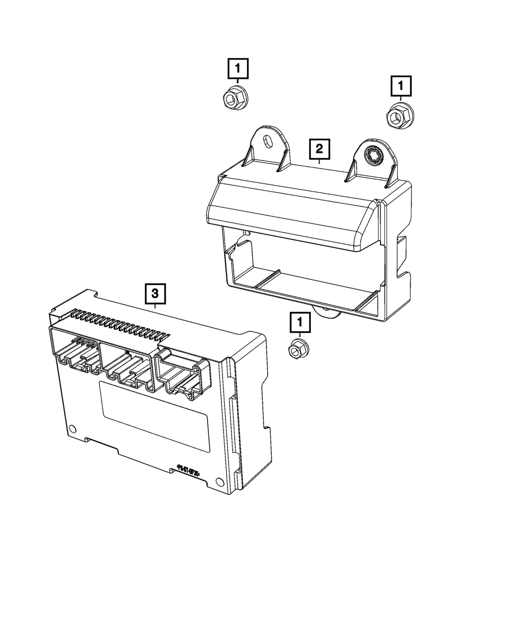 Transfer Case Control Module - Mopar (68416520aa) - view 4