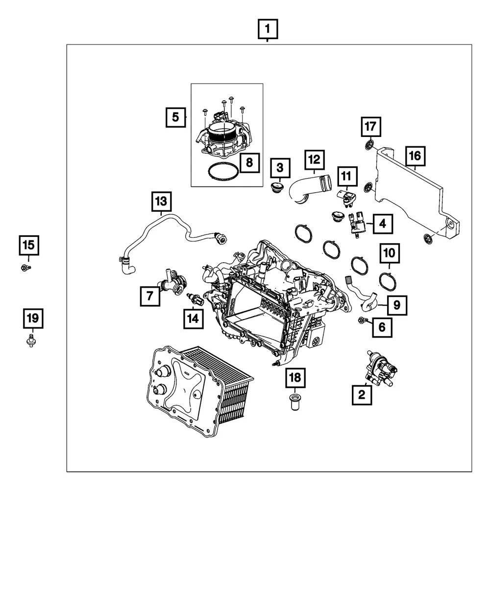 Throttle Body - Mopar (68428448ab) - view 4